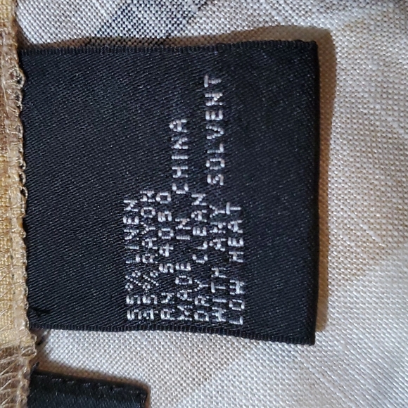 KASPER Printed Plus Size A-line Maxi Skirt 18W Yellow Gold NWT - Picture 5 of 6